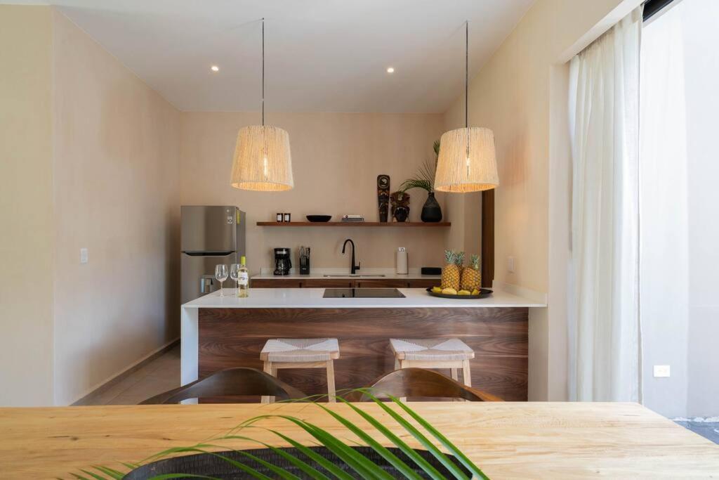 Departamento Boho Chic, Alberca Privada , Centrico Apartment Tulum Bagian luar foto